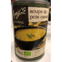 Amy S Kitchen 400G Soupe Bio Pois Casses Sans Gluten
