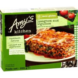 Amy S Kitchen 255G Lasagnes Legume Sans Gluten