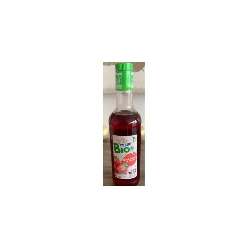 Paquito Bio Sirop Fraise 50Cl