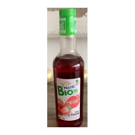 Paquito Bio Sirop Fraise 50Cl