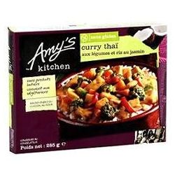Amy S Kitchen 285G Curry Thai Aux Legumes Sans Gluten