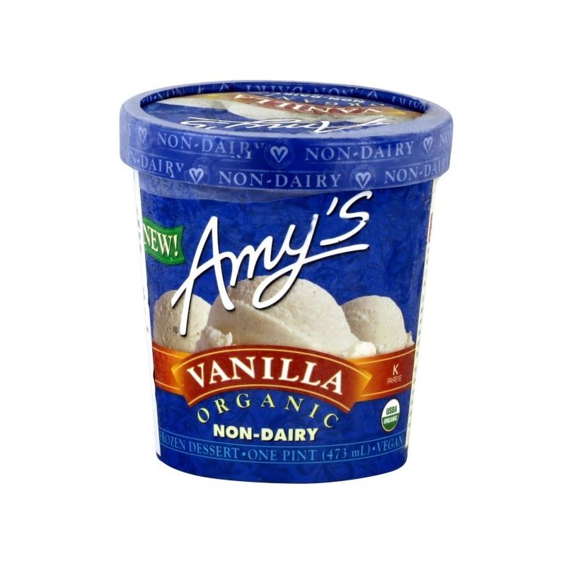 Amy Kitchen 370G Pot Glace Vanil Bio Sans Gluten