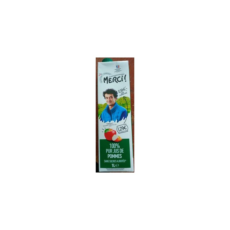 Merci Pur Jus Pomme 1L