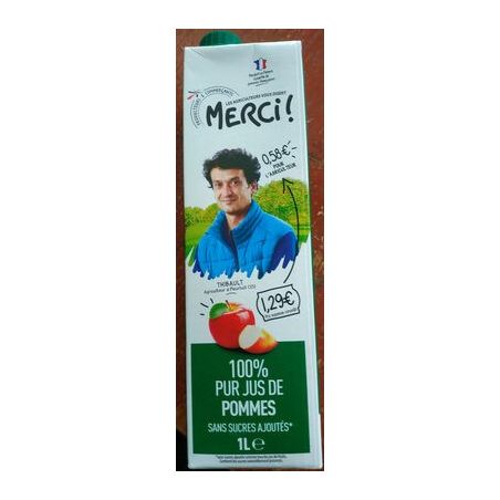 Merci Pur Jus Pomme 1L