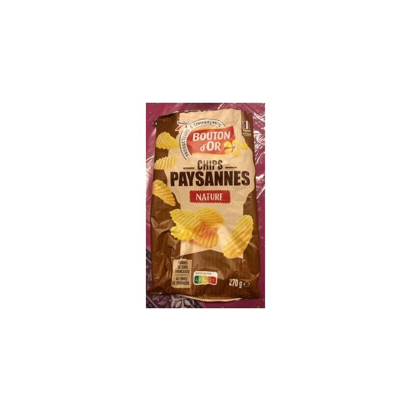 Bouton Dor Bo Chips Paysannes 270G