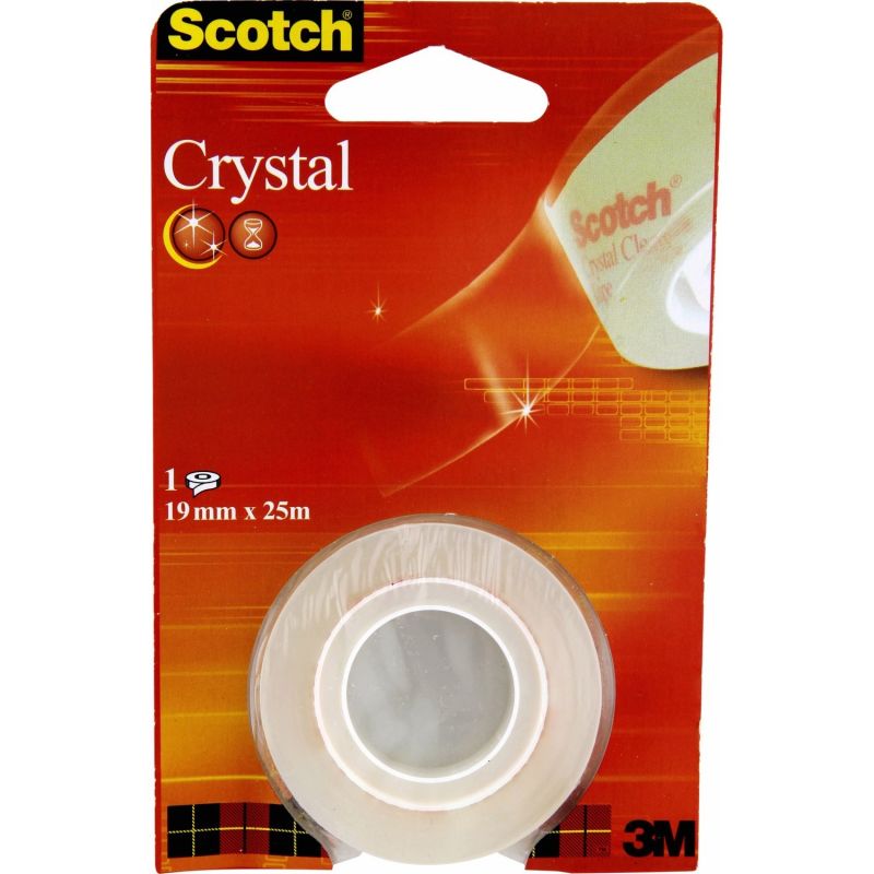 Scotch Ruban Adhésif Crystal 19 Mm X 25 M