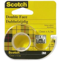 Scotch Ruban Adhésif Double Face 6.3 M X 12 Mm