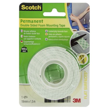 Scotch Rouleau Mousse Adhesive De Fix