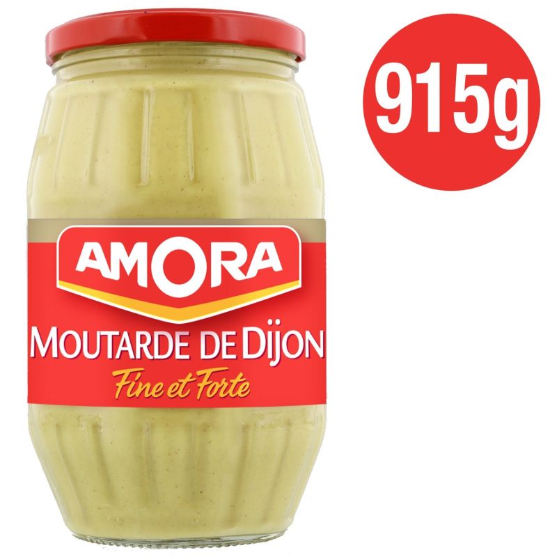 Amora Moutarde Fine & Forte : Le Pot De 915 G