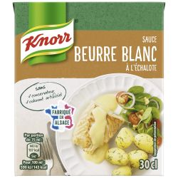 Knorr Sauce Beurre Blanc Échalote : La Brique De 30 Cl