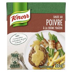 Knorr Sauce Poivre Crème Fraîche : La Brique De 30 Cl