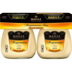 Maille Mayonnaise Fine Bocaux 2X125G