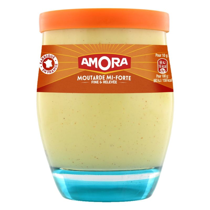 Amora Moutarde Mi-Forte : Le Verre De 230 G