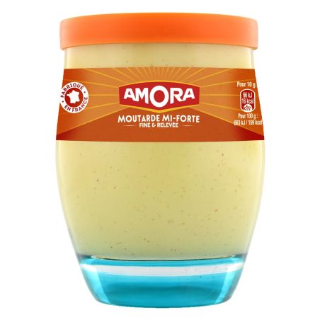Amora Moutarde Mi-Forte : Le Verre De 230 G