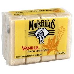 Le Petit Marseillais P.Marseillais Savon Vanille 4X100G