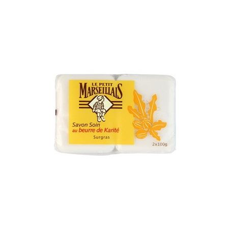 Le Petit Marseillais Savon Crème Extra Dx Surgras Karité 2X100G
