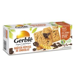 Gerblé Biscuits Aux Pépites De Chocolat Sans Huile Palme, Sachets Fraîcheur : La Boite 12 - 250 G
