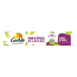Gerblé Pain D'Épices Miel/Son De Seigle : Le Paquet 300 G