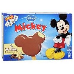 Disney Batonnetx6 Vanille/ Choco Lait Blanc Mickey 300Ml