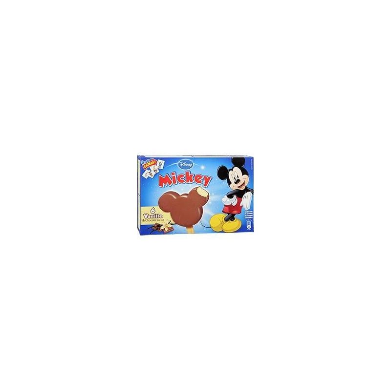 Disney Batonnetx6 Vanille/ Choco Lait Blanc Mickey 300Ml