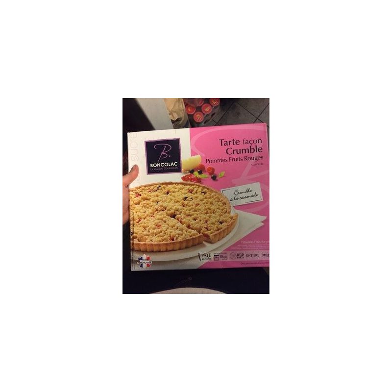 Boncolac 910G Tarte Crumble Pomme Fruits