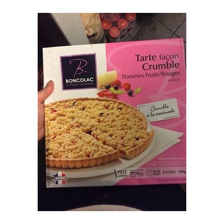 Boncolac 910G Tarte Crumble Pomme Fruits