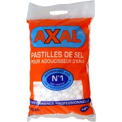 Axal Pastilles De Sel Pour Adoucisseur D'Eau : Le Sac 10 Kg