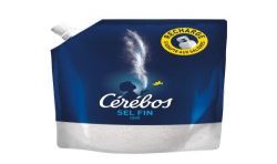 Cérébos Sel Fin Iodé Recharge Avec Bec Verseur 500G