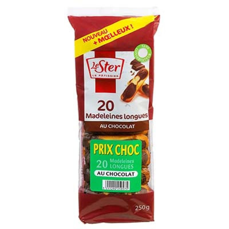 Le Ster 250G 20 Madeleines Lg Chocolat