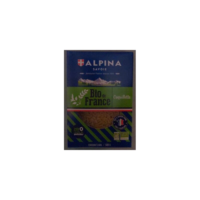 Alpina Savoie 500G Coquillettes Bio Alp.Sav.