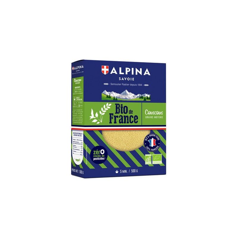 Alpina Savoie 500G Couscous Bio D.Fce