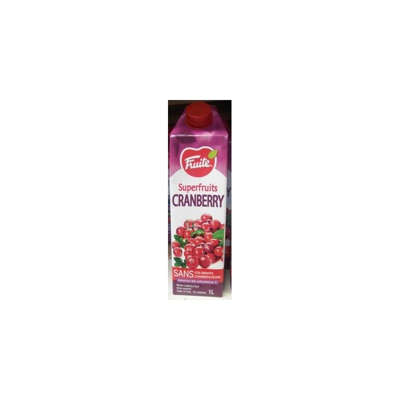 Fruite Superfrts Cranberry 1L