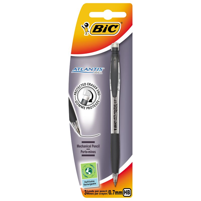 Bic Porte-Mines Atlantis Rechargeable 0,7 Mm