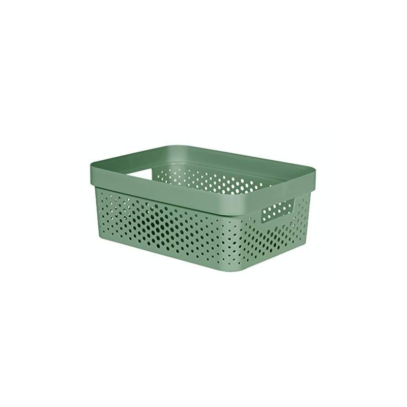 Curver Bac Infinity 11L Dots Plastique Recyclé Vert