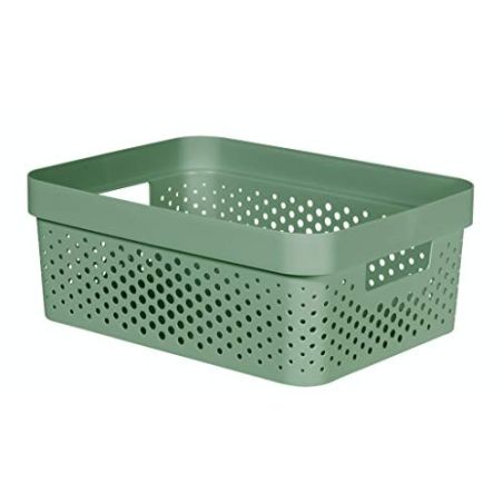 Curver Bac Infinity 11L Dots Plastique Recyclé Vert