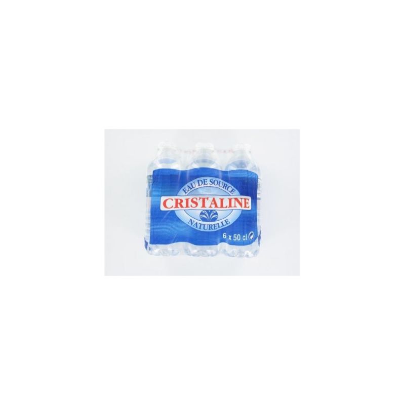 Cristaline Pack Bouteille Pet 6X50Cl Gazeuse