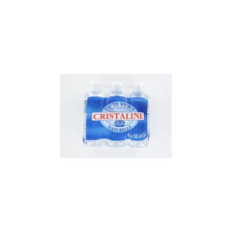 Cristaline Pack Bouteille Pet 6X50Cl Gazeuse
