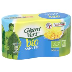 Géant Vert Mais Bio : Le Lot De 2 Boites 280G