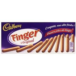 Cadbury Biscuits Chocolat Au Lait Finger : La Boite De 138 G