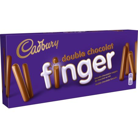 Cadbury Biscuits Double Chocolat Finger : Le Paquet De 114 G