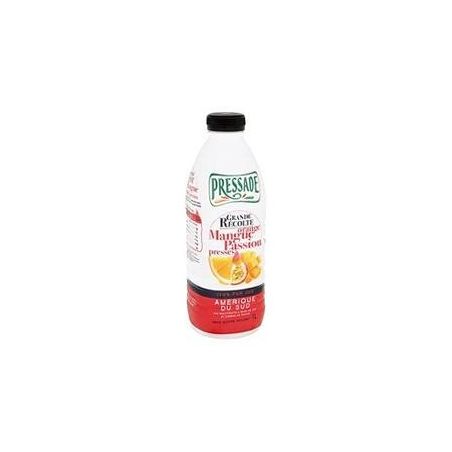Pressade Bouteille Pet 1L Grande Recolte Pur Jus Orange/Mangue/Passion