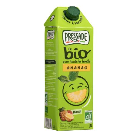 Pressade Nectar Bio Le Ananas Doux : La Brique De 1,5L