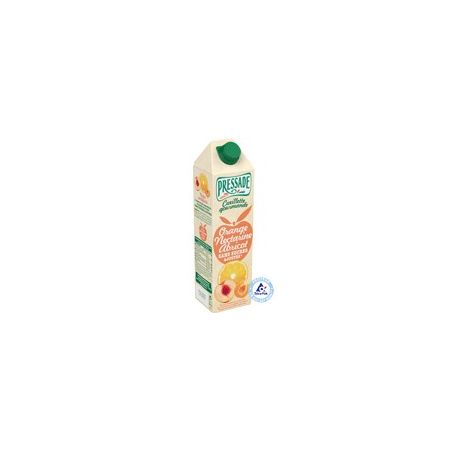 Pressade Bouteille Pet 1L Cueillette Gourmande Orande/Nectarine/Abricot