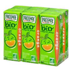 Pressade Jus D'Orange Bio : Le Pack De 6 Briques 20Cl
