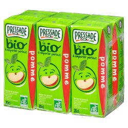 Pressade Nectar Pomme Bio : Le Pack De 6 Briques 20Cl
