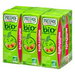 Pressade Nectar Multifruits Bio : Le Pack De 6 Briques 20Cl