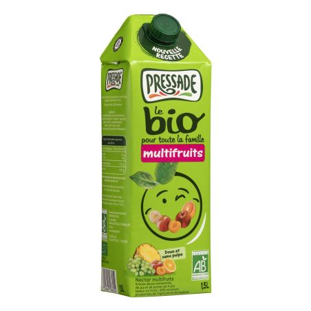 Pressade Nectar Multifruits Bio : La Brique D'1,5L