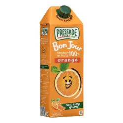 Pressade Jus D'Orange Sans Sucres Ajoutés : La Brique De 1,5L