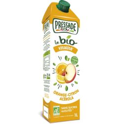 Pressade Vitalité Jus De Orange, Citron Et Acerola : La Brique 1L
