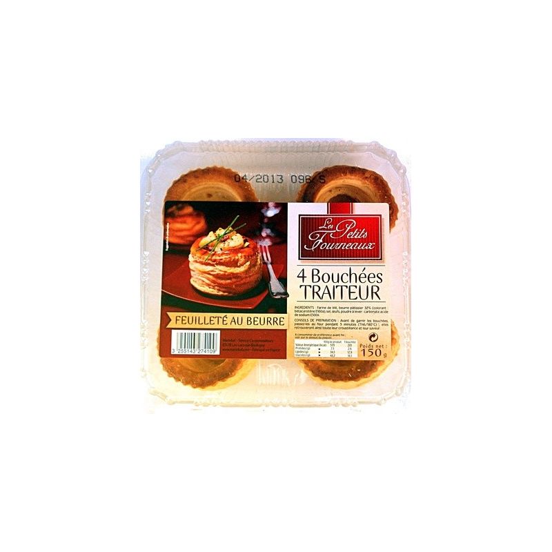 P.Fourneau 4 Bouchees Pb Blister 150G